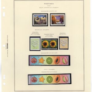 Scott #4257a-4262a-4268-4269-4271-4272-4347 Album #76 Page 6 - MNH