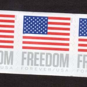 Scott #5788 Freedom Flag Coil of 5 Stamps - MNH
