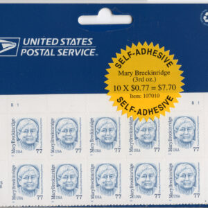 Scott #2942 Mary Breckinridge (Nursing) Plate Block Of 10 Stamps - Sealed