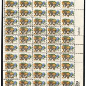 Scott #1725 Alta CA Spanish Settlement Sheet of 50 Stamps - MNH UR in mount