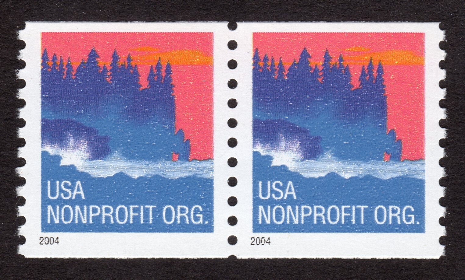 Scott #3864 (2004) Sea Coast Pair of Stamps - MNH
