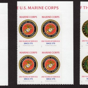 Scott #6010-6011-6012 Army Marines Navy 250th Title Block of 4 Stamps - MNH UR
