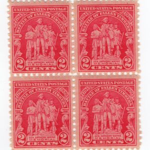 Scott #680 Battle of Fallin Timbers Block of 4 Stamps - MNH #2