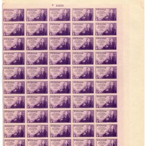 Scott #754 Mothers Imperf Sheet of 50 Stamps - MNH P#21202