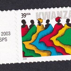Scott #4119 Kwanzaa Single Stamp - MNH w/Copyright Selvage