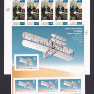 Scott #3782-3783 Louisiana Purchase Wright Brothers Sheets 30 Stamps - MNH