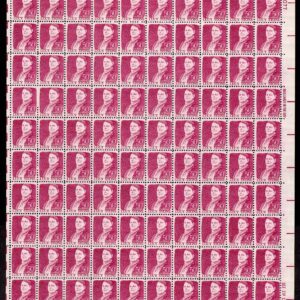 Scott #1293a Lucy Stone Sheet of 100 Stamps - MNH P#33077 UR