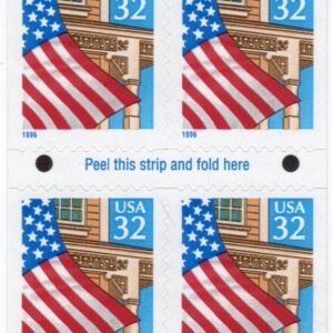 Scott #2920De Flag over Porch Booklet Pane of 10 Stamps - MNH P#V23222