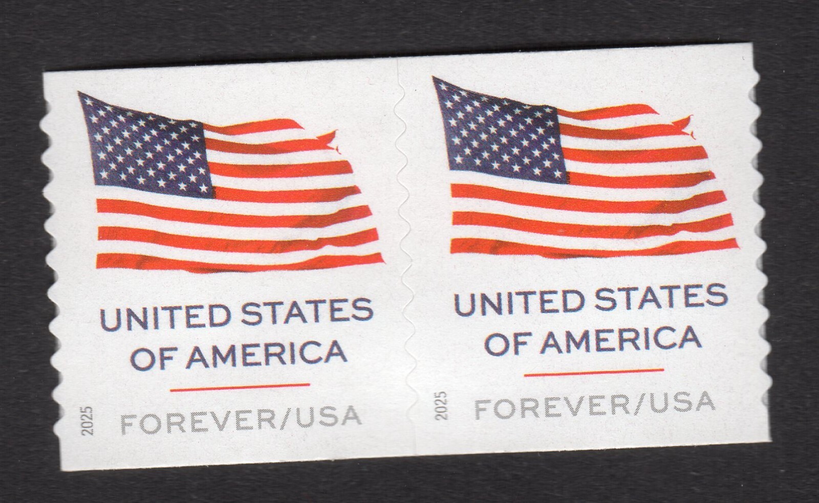 Scott #6025 Flag Coil Pair of Stamps - MNH APU
