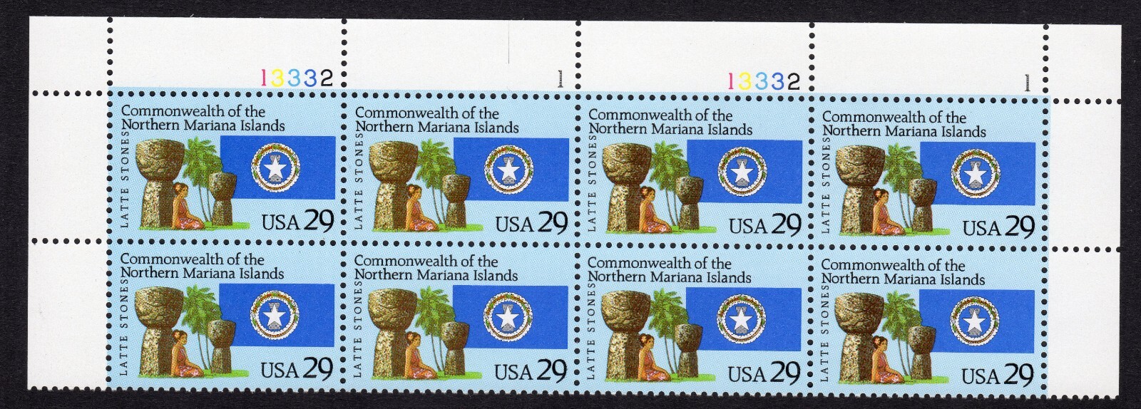 Scott #2804 Mariana Islands Plate Block of 8 Stamps - MNH