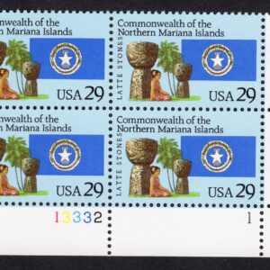 Scott #2804 Mariana Islands Plate Block of 4 Stamps - MNH LR P#12332-1