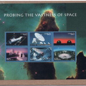 Scott #3409 Probing Vastness of Space Stamp Sheet - Sealed Brown