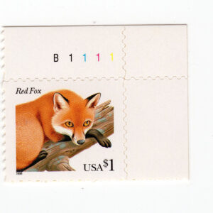 Scott #3036 Red Fox Plate # Single Stamp - MNH UR