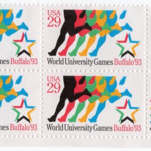 Scott #2748 Runners (World University Games) Plate Block of 4 Stamps - MNH
