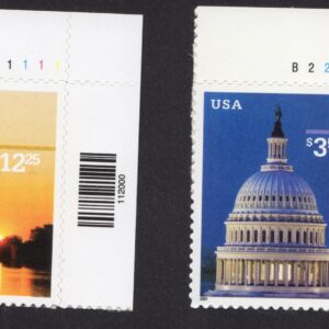 Scott #3472-3473 Capitol Dome & Washington Monument Plate # Stamps MNH