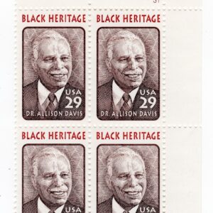 Scott #2816 Allison Davis (Anthropology) Plate Block of 4 Stamps - MNH UR