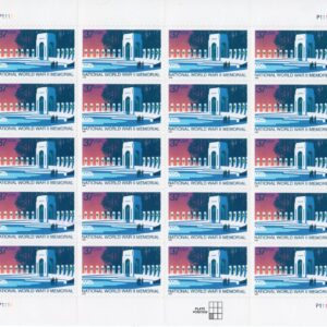 Scott #3862 World War 2 Memorial Sheet of 20 Stamps - MNH