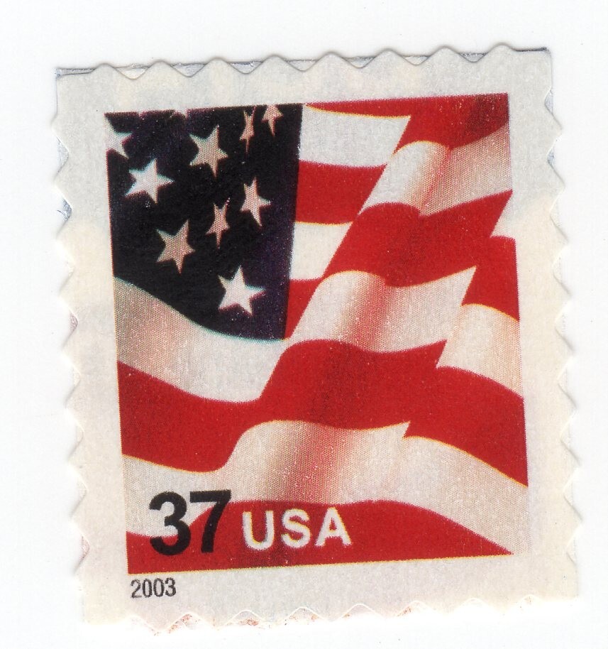 Scott #3637 Waving Flag Booklet Stamp - MNH 2003