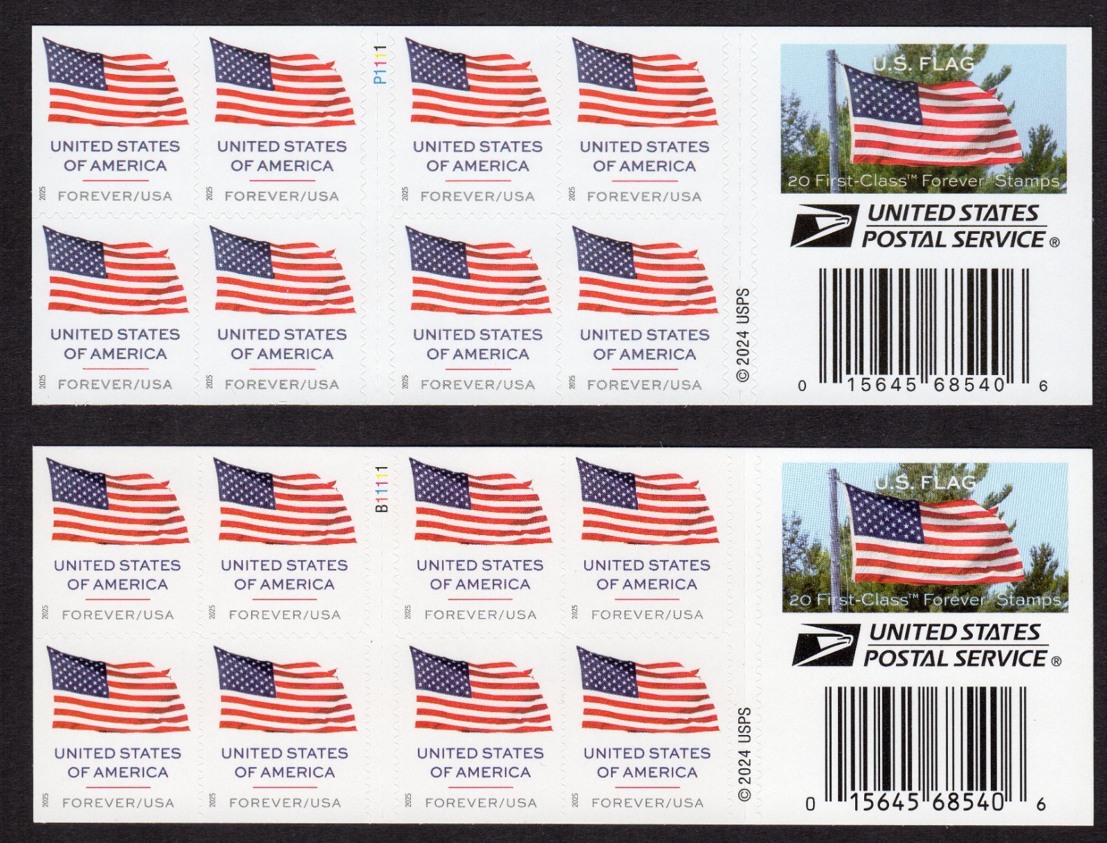 Scott #6020 6021 Flag Booklet of 20 Forever Stamps - MNH (APU & BCA)