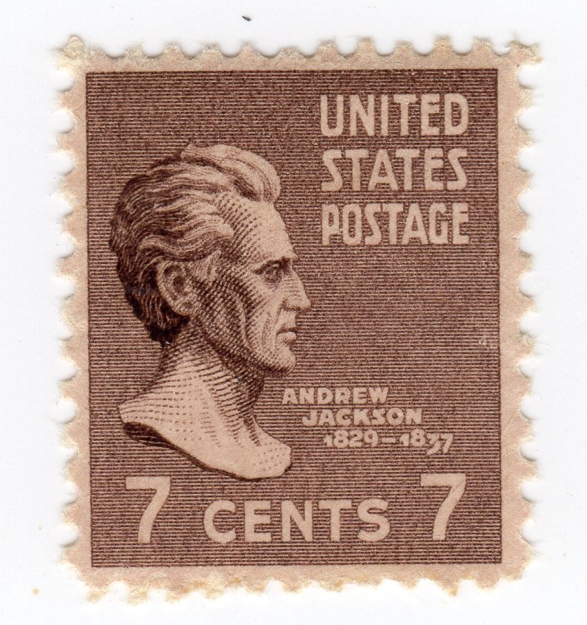 Scott #812 Andrew Jackson Single Stamp - MH #1