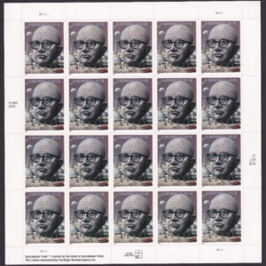 Scott #3870 Buckminster Fuller Sheet of 20 Stamps - MNH