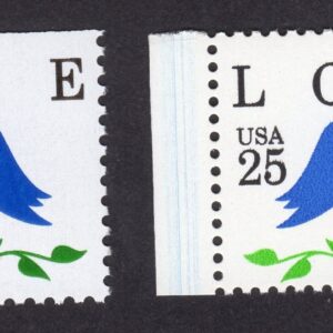 Scott #2440 2441 Love Birds Single Stamps - MNH #11