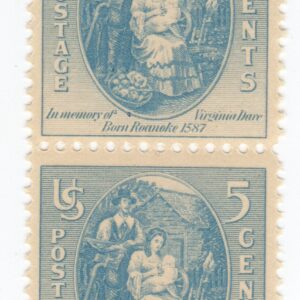 Scott #796 Virginia Dare Pair of Stamps - MNH #1 VF/XF