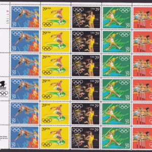 Scott #2557a (2553 - 2557) Summer Olympics 29¢ Sheet of 30 Stamps - MNH PC#1
