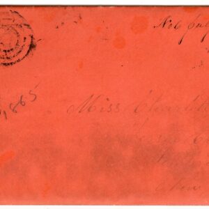 Scott #64, Cover w/4 page letter dated July 14, 1865, cancel July 15