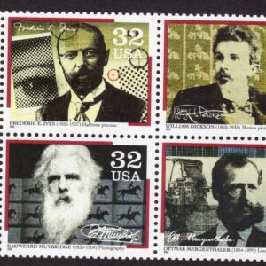 Scott #3064a Pioneers of Communication Block of 4 Stamps - MNH
