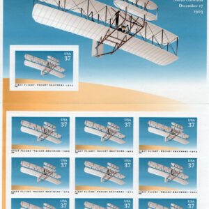 Scott #3783 FIRST FLIGHT (Wright Brothers) Sheet of 10 Stamps - MNH