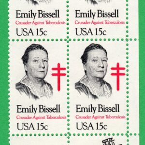 Scott #1823 Emily Bissell Zip Block of 4 Stamps - MNH