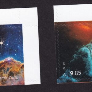 Scott #5827 5828 Pillars Creation Cosmic Cliffs Priority Mail Single Stamp - MNH