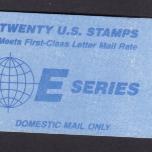 Scott #BK157 (2282a) Domestic Earth E Series Booklet of 20 Stamps MNH P#2222
