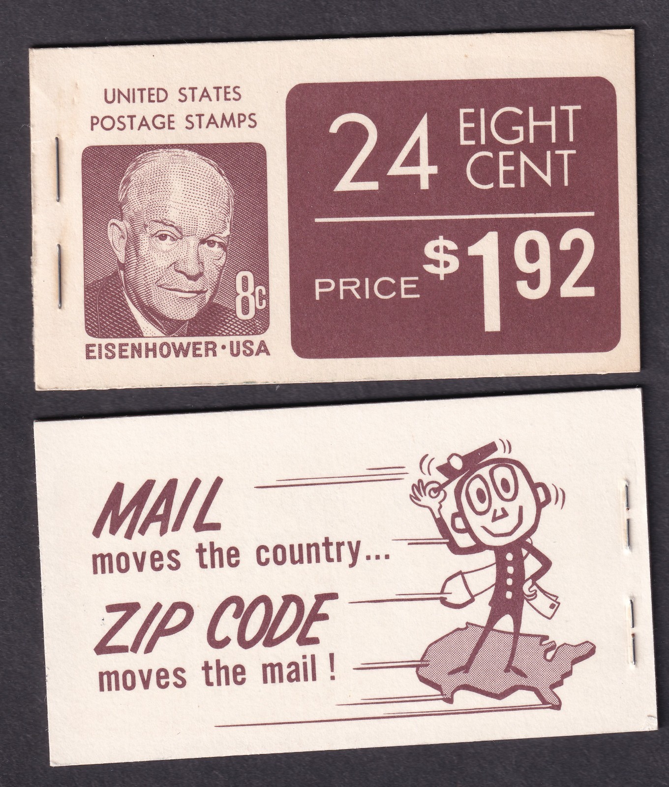 Scott #BK121 (1395a) Dwight Eisenhower Booklet of 24 Stamps - MNH