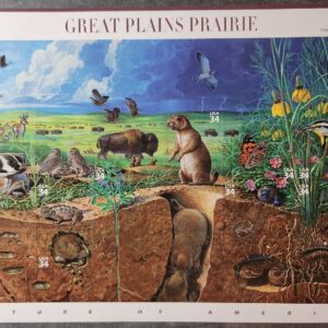 Scott #3506 Great Plains Prairie (Nature Series) Sheet of 10 34¢ Stamps - MNH
