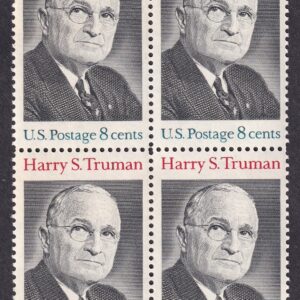 Scott #1499 Harry S Truman Block of 4 Stamps - MNH