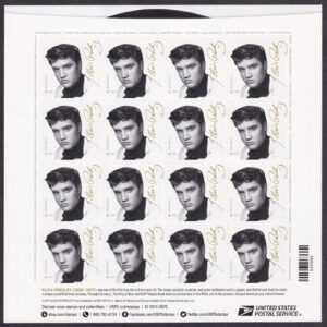 Scott #5009 Elvis Presley Sheet of 16 Forever Stamps - MNH