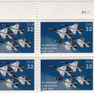 Scott #3167 U.S. Air Force (Thunderbirds) Plate Block of 4 Stamps - MNH