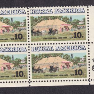Scott #1504 Rural America Zip Block of 4 Stamps - MNH