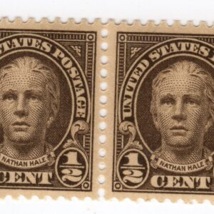 Scott #551 Nathan Hale Pair of Stamps - MNH #3