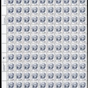 Scott #2185 Thomas Jefferson (Virginia) Sheet of 100 Stamps - MNH P#S2 LL