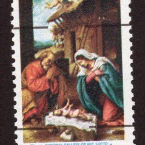 Scott #1414a Nativity Precancel Single Stamp - MNH