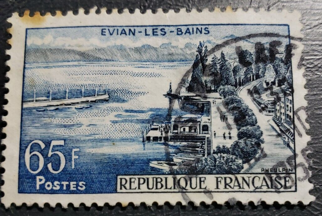Stamp Europe France 1954 Cheverny 18f sc#723