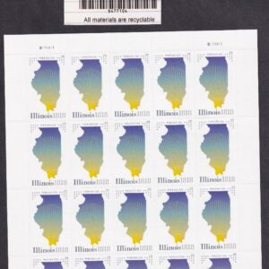Scottt #5274 Illinois Sheet of 20 Forever Stamps - MNH w/Sealed Label