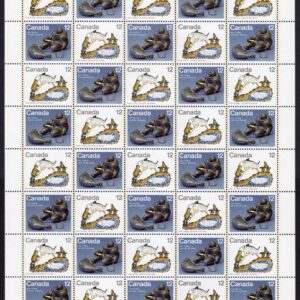 Scott #749a Seal & Caribou Hunters Sheet of 50 Stamps - MNH
