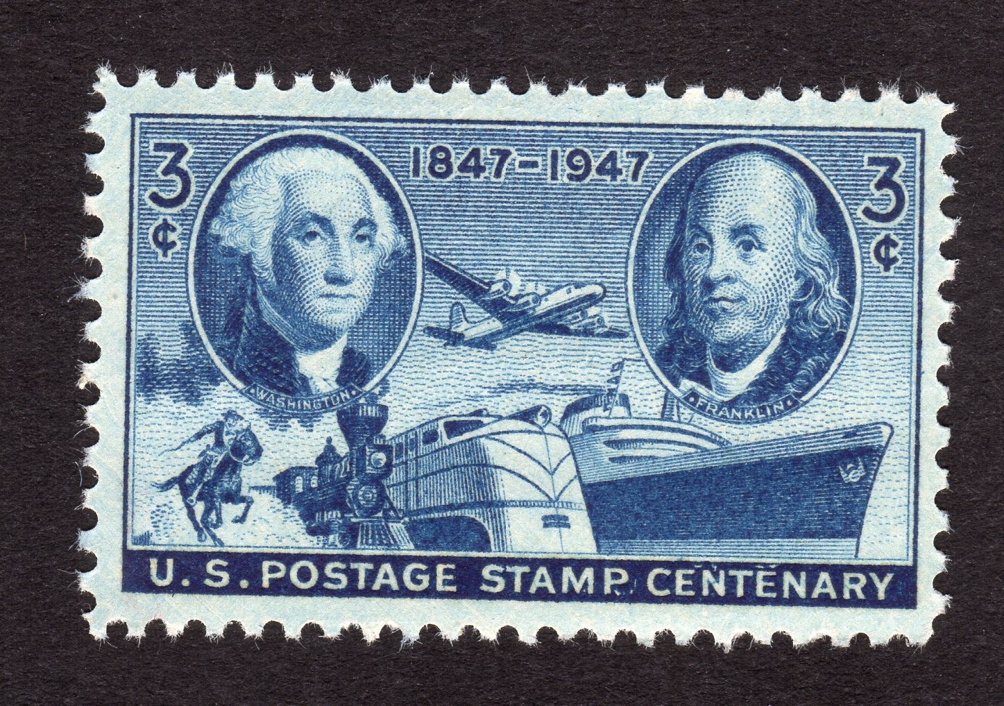 Scott #947 Washington & Franklin Centenary Single Stamp - MNH