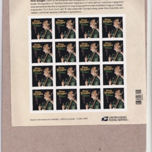 Scott #5708 Pete Seeger Sheet of 16 Forever Stamps - Sealed