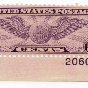 Scott #c16 Winged Globe Plate # Single Stamp - MNH Mystic VF/XF