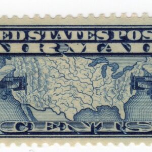 Scott #c7 Airmail Map & Planes Single Stamp - MNH VF